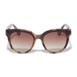 Lele Sadoughi Tortoise Brooklyn Sunglasses